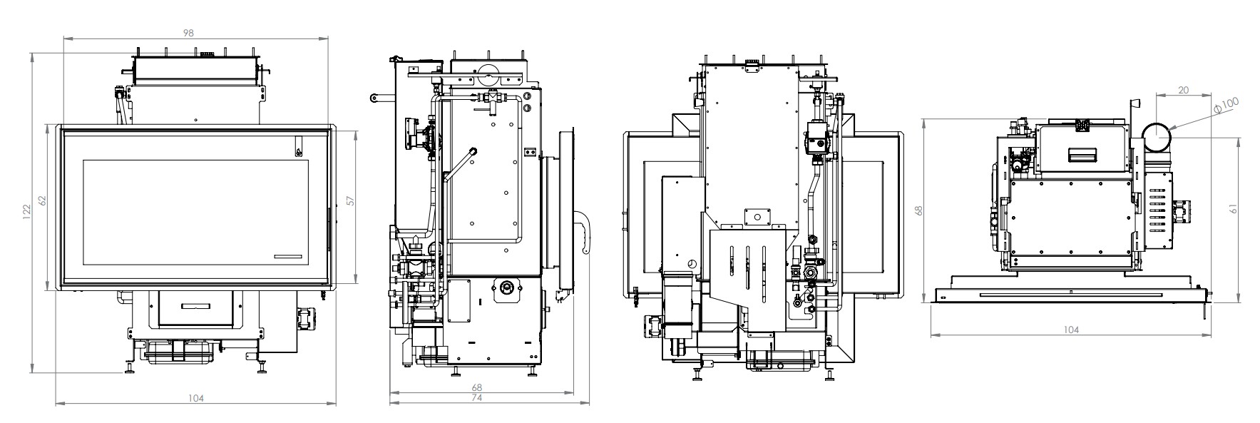 Self-cleaning chopped pellet boiler GIROLAMI BIOTEC EVO 26 - 30 - 34 - Image 3