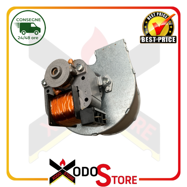 Ventilatore aria frontale per stufa a pellet camino ORIGINALE EDILKAMIN cod. R748050