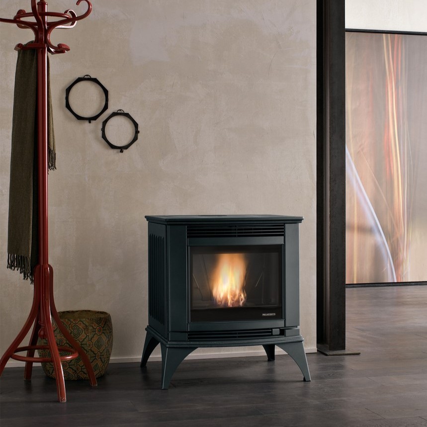 Space-saving pellet stove 9.2 kW PALAZZETTI model CESARE II - Image 2