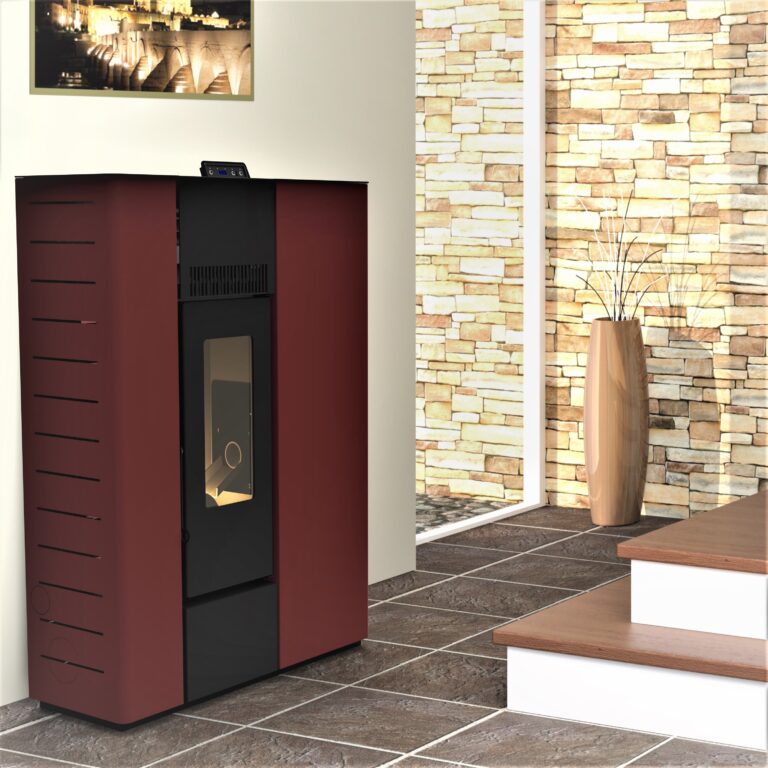 Ducted pellet stove LINEA VZ model GRACE 12 kW