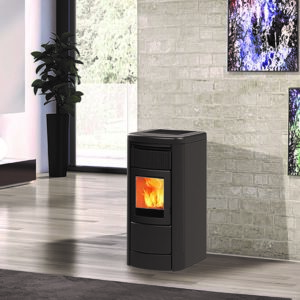 Stufa pellet 5 Stelle ITALIANA CAMINI EDILKAMIN modello LAYMA2 EVO 12,6 kW