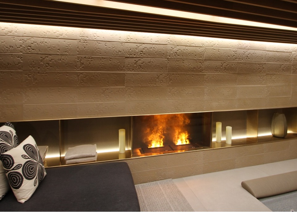 MAISON FIRE electric water fireplace model BRACE 40 LED METAL - Image 5
