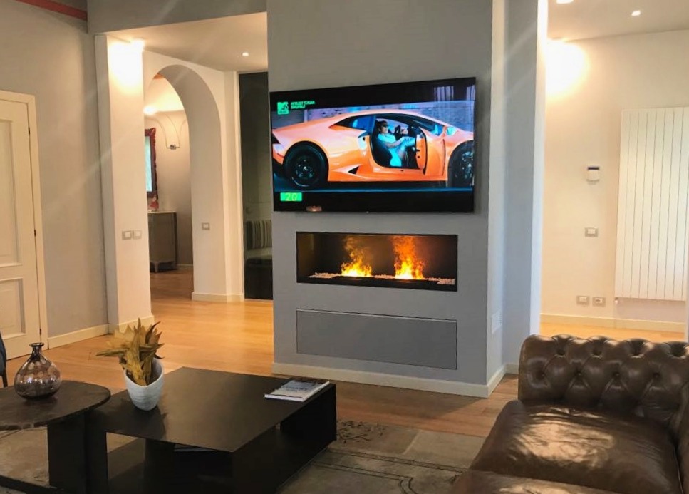 MAISON FIRE electric water fireplace model BRACE 40 LED METAL - Image 2