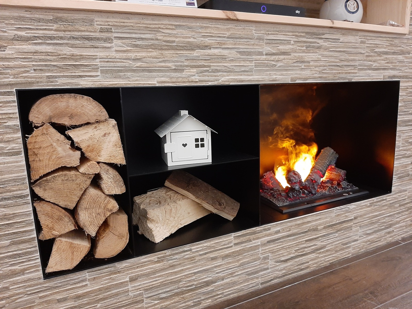 MAISON FIRE electric fireplace model BUILT-IN 120 WATER - Image 3