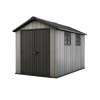 KETER OAKLAND DUOTECH 7511 - casetta da giardino - con doppia anta e finestre - 230x350x242 cm .... K226027
