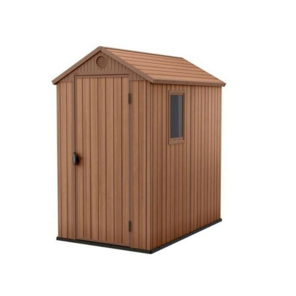 Casetta da Giardino Keter modello DARWIN 4X6, 125.8 x 184.5 x 205.1, Wood K245957