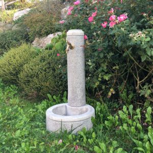 FONTANA in Cemento-Pietra da Giardino Esterno KAM modello TORINO