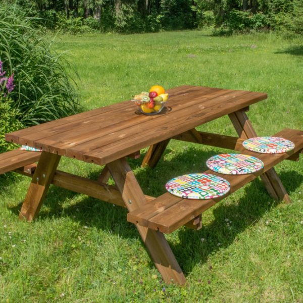 Picnic in legno LOSA modello PIC NIC OASI 177x154x74 cm