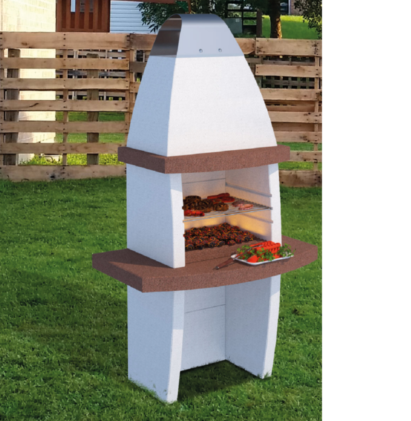 Barbecue a legna COOK EAT serie EUROPA modello MONACO CABB12150