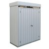 Armadio Ripostiglio, DURAMAX modello Palladium High Store 161,5x69,5x180 cm a DUE PORTE da esterno di colore grigio