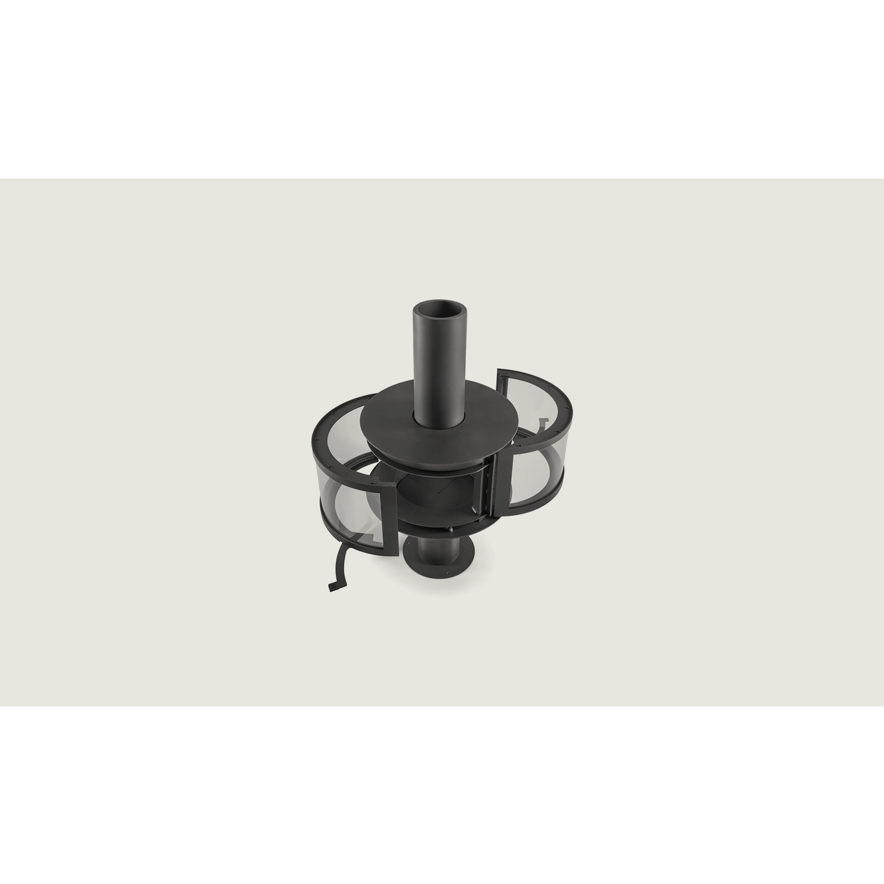ROCAL central wood-burning fireplace model RONDE CENTRAL - Image 2