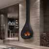 ROCAL front wood-burning fireplace model DROP