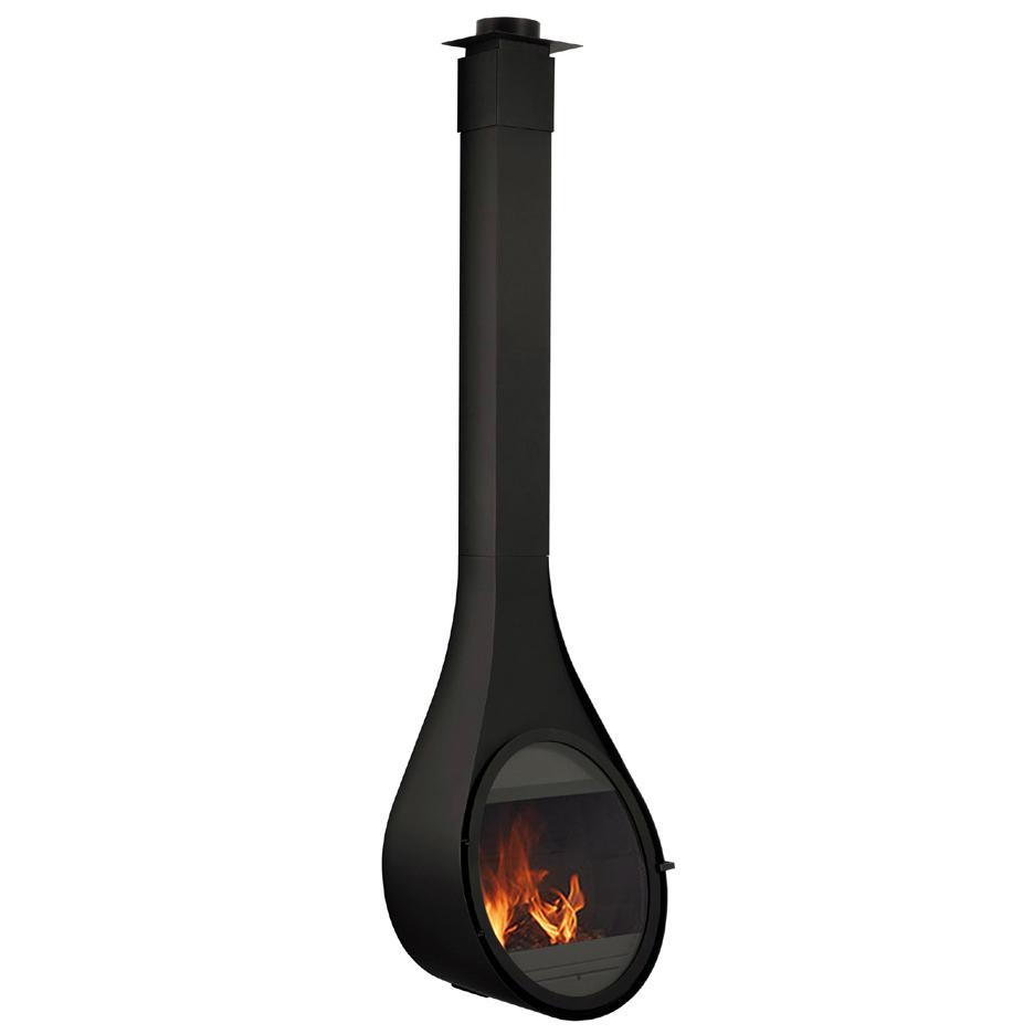 ROCAL front wood-burning fireplace model DROP - Image 2