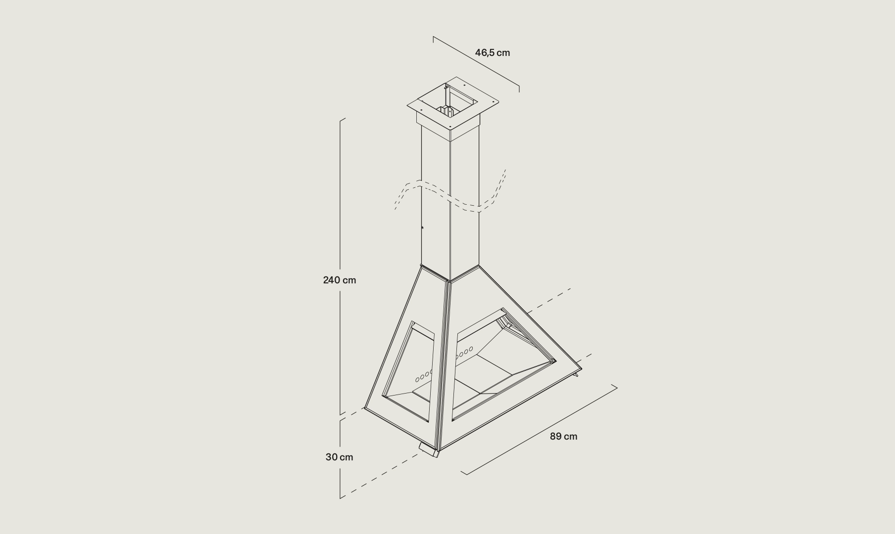 ROCAL front wood-burning fireplace model D-10 GRAFFITI - Image 4