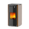 Self-cleaning wood pellet boiler-stove GIROLAMI SHARP 14 - 18 - 22 - 26