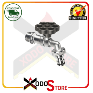 Rubinetto a sfera con attacco gomma rapido BEL-FER RUB/029