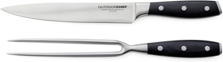 OUTDOORCHEF Forchettone e Coltello Premium