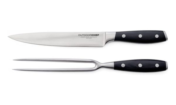 OUTDOORCHEF Forchettone e Coltello Premium