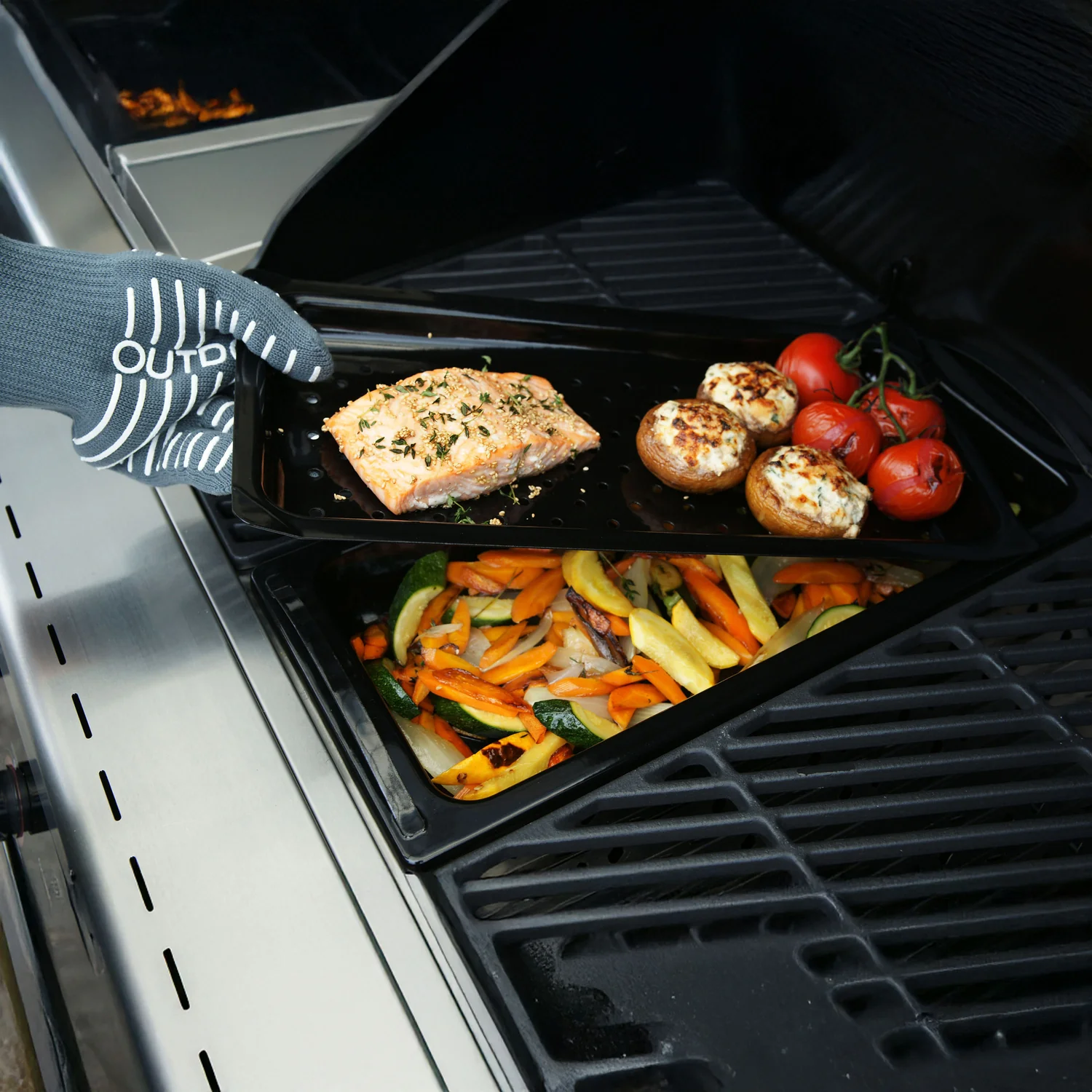High Temperature Silicone Barbecue Glove Outdoorchef bbq 14.491.35 - Image 3