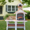 Barbecue a legna COOK EAT serie PREZIOSA modello SMERALDO CABB18104