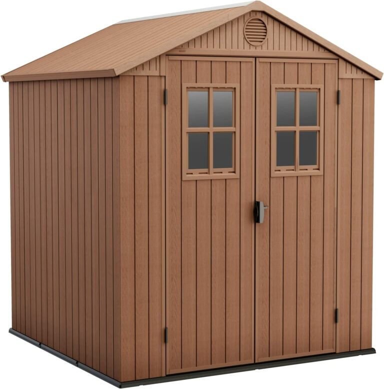 KETER DARWIN 6X6 Cottage, 2 Doors, 183x190x221 cm - K255781 K256878