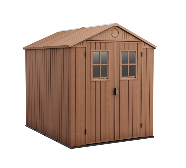 KETER DARWIN 6x8 Shed, 2 Doors, 190x244x221H cm - K255778 K256880