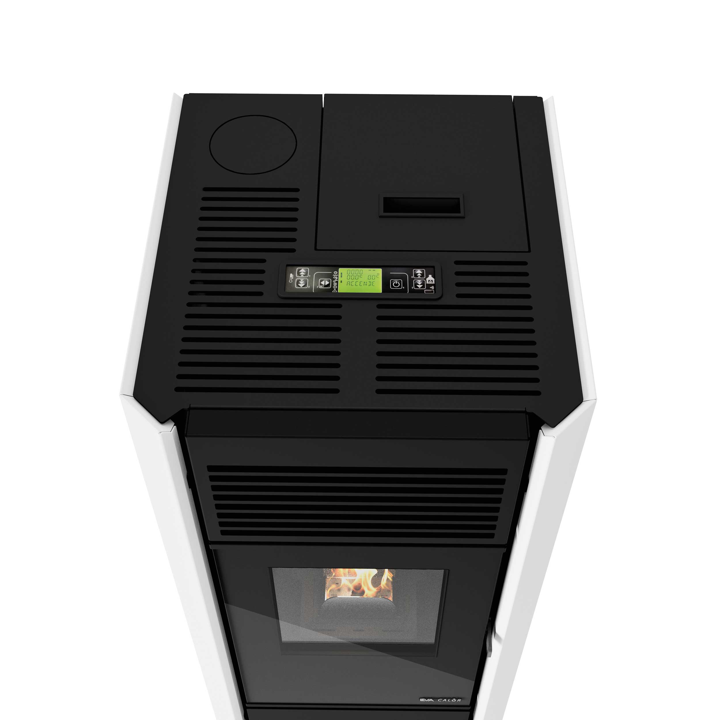 Stufa pellet ermetica EVA CALOR modello NORA 7,6 kW - immagine 5