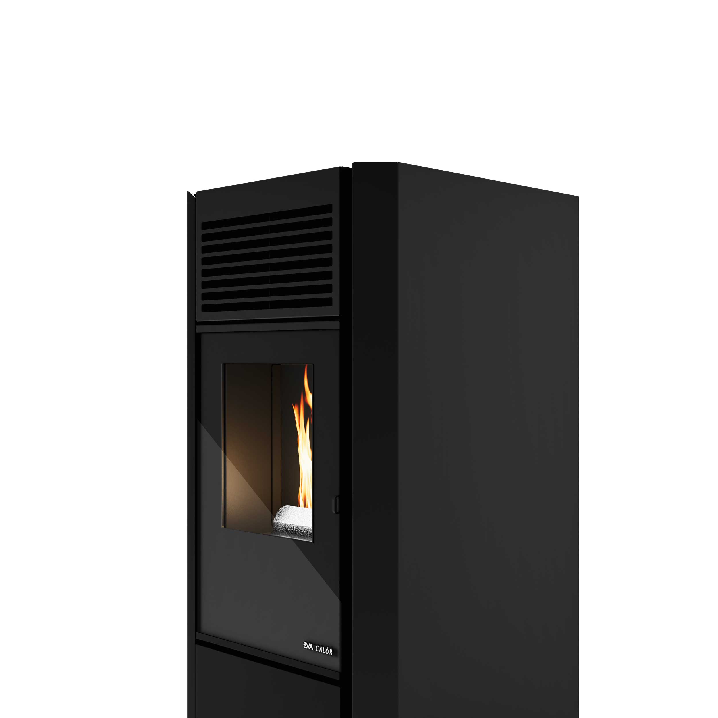 Stufa pellet ermetica EVA CALOR modello NORA 7,6 kW - immagine 4