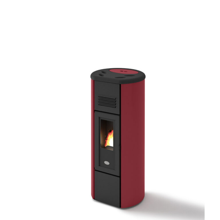 EVA CALOR cylindrical pellet stove model HEIDI 6.3 kW