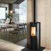 Stufa a legna ermetica 9,5 kW EVA CALOR PATTY 5 STELLE