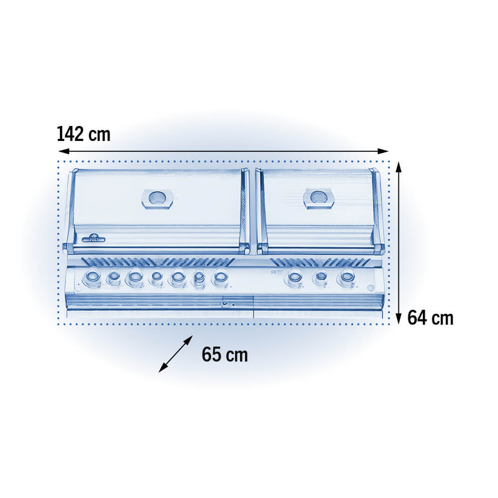 NAPOLEON Prestige Pro™ 825 RBI Built-In Gas Barbecue - Image 5