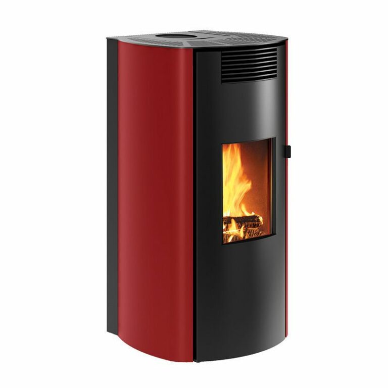 Wood-burning boiler stove MONTEGRAPPA MLW22V with BOMA M coating