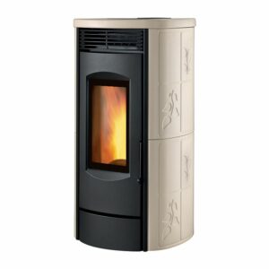 Termostufa Pellet alto rendimento Majolica Hydro NADIA 24idro