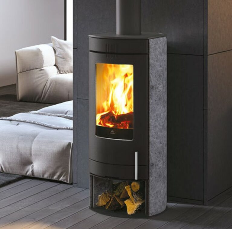 5-star wood-burning stove EDILKAMIN POLO OPEN EVO