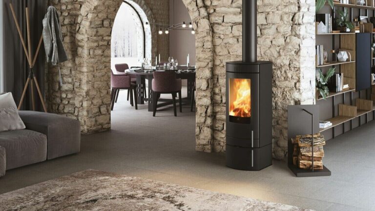 5-star EDILKAMIN wood-burning stove model POLO EVO