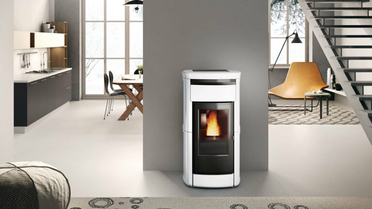 5 Star Pellet Boiler Stove EDILKAMIN KIRA2 H 18 - 22 UP