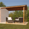 Side porch for Lucia Ilaria and Elena house LOSA LEGNAMI