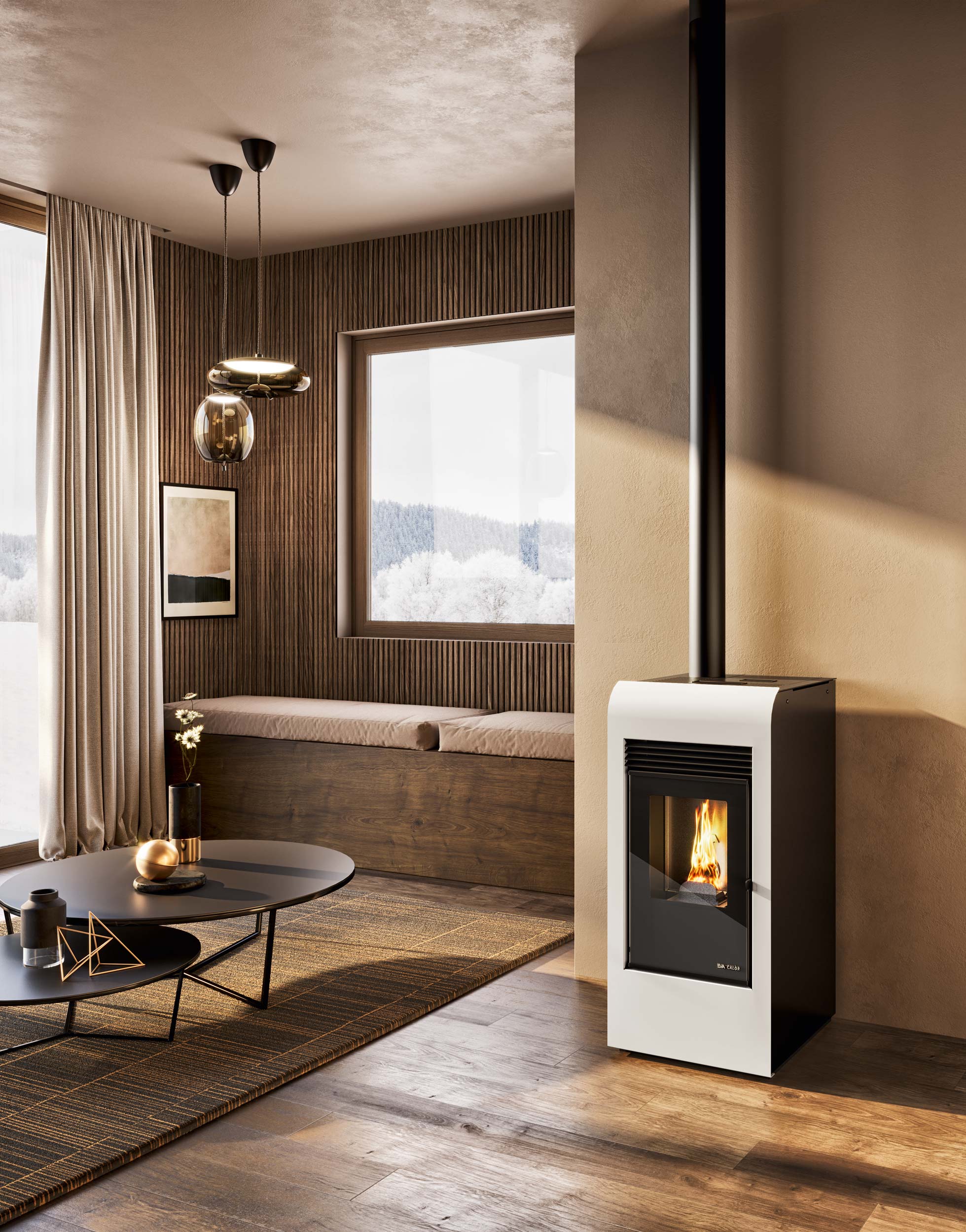 Stufa a pellet 5 Stelle EVA CALOR modello RITA PLUS - RITA PLUS ECO 9,5 kW - immagine 4