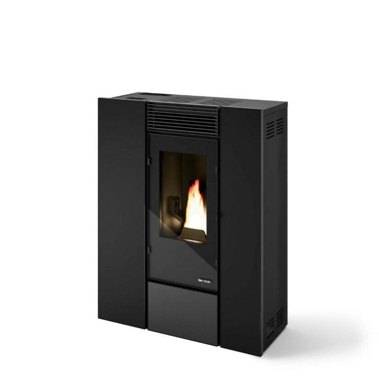 Hermetic ductable pellet stove slim 5 Stars EVA CALOR VIOLA 11 kW