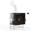 PALAZZETTI pellet insert model ECOFIRE IDRO VENTILATED