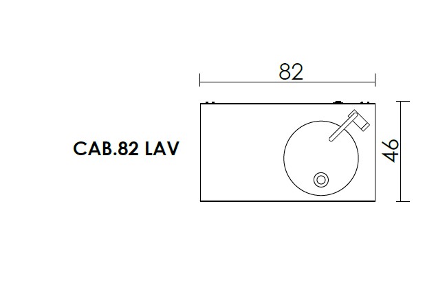 Mobile supporto plancha PLANET modello CAB.82 - LAV - immagine 3
