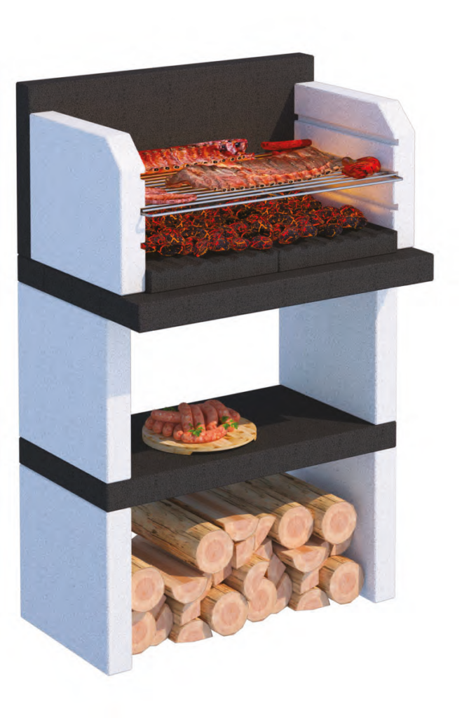 Wood-burning barbecue – charcoal LINEA VZ OSLO model