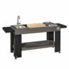 Worktop complete sink hob VULCANO FIRE VCKPN hob