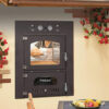 Built-in Wood-Fired Oven ROSSOFUOCO model QUATTROSTAGIONI ECO - STEEL