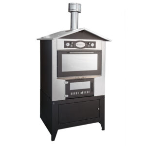 Forno a Legna ROSSOFUOCO modello SEDICINONI INOX - BLACK - COUNTRY