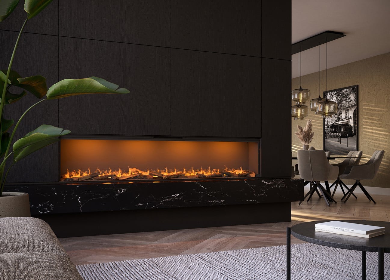 MAISON FIRE electric fireplace model ELECHARME SLIM 2200-450 - Image 3