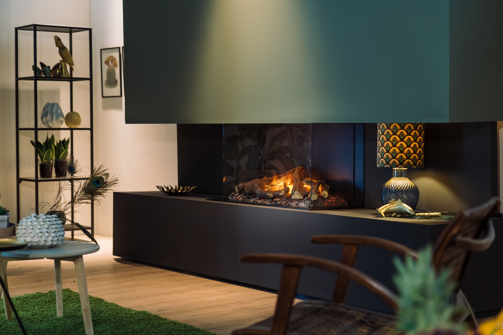Caminetto elettrico MAISON FIRE modello ELECHARME TRIFACCIALE 800-500 - immagine 2
