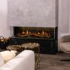 MAISON FIRE electric fireplace model ENCANTO THREE-SIDED