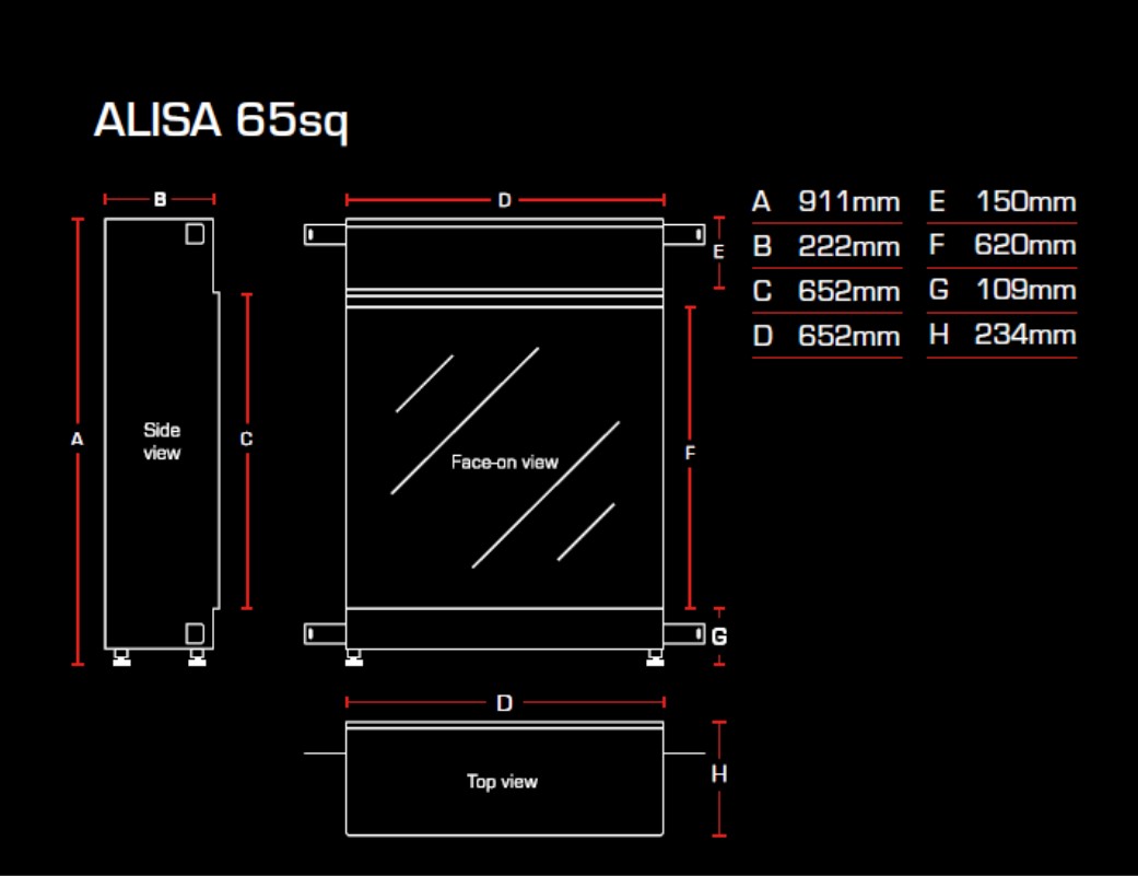 MAISON FIRE electric fireplace model ALISA 65 - Image 5