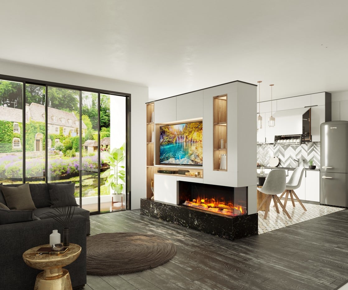 MAISON FIRE electric fireplace model LEPIAKI 125 - Image 4